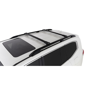 Rhino-Rack JA8344 Vortex StealthBar Black 2 Bar Roof Rack for TOYOTA Land Cruiser 300 Series With Raised Rail 5DR 4WD (01/2021-Current)