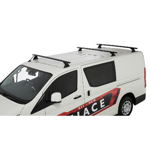 Rhino-Rack JB1601 Vortex RCH Black 3 Bar Roof Rack for TOYOTA Hiace Gen 6 LWB 2DR Van (06/2019-Current)