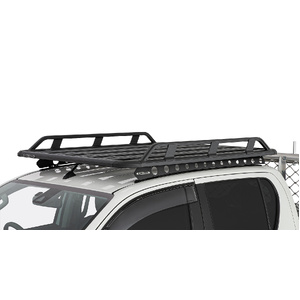 Rhino-Rack JC-00302 Pioneer Tradie (1528 x 1236mm) &amp; Backbone for TOYOTA Hilux Gen 8 Double Cab 4DR Ute (10/2015-Current)