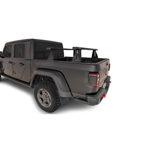 Rhino-Rack JC-01271 Reconn-Deck 2 Bar Ute Tub System for JEEP Gladiator JT &amp; Trail Rails installed 4DR Ute (01/2020-Current)