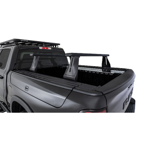 Rhino-Rack JC-01294 Reconn-Deck 2 Bar Ute Tub System for RAM 2500 / 3500 Gen4 (6'4 BED WITH RAMBOX) &amp; Utility Tracks installed Crew Cab 4DR Ute (01/20