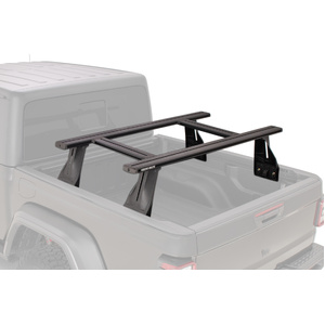 Rhino-Rack JC-01297 Reconn-Deck 2 Bar Ute Tub System &amp; 2 NS Bars for RAM 1500 Gen5 DT (5'7 BED WITH RAMBOX) &amp; Utility Tracks installed Quad Cab 4DR Ut