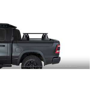 Rhino-Rack JC-01297 Reconn-Deck 2 Bar Ute Tub System &amp; 2 NS Bars for RAM 1500 Gen4 DS (5'7 BED WITH RAMBOX) &amp; Utility Tracks installed Quad Cab 4DR Ut