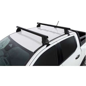 Rhino-Rack JC-01544 Heavy Duty 2500 Black 2 Bar Roof Rack for FORD Ranger Gen 2 (P703) Double Cab 4DR Ute (01/2022-Current)