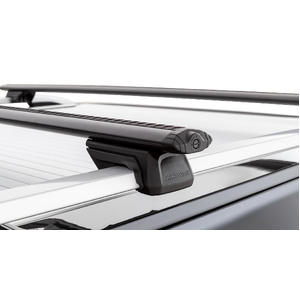 Rhino-Rack JC-01556 Vortex RX Black 2 Bar Roof Rack for FORD Ranger Wildtrak Gen 2 (P703) Double Cab Raised Rails 4DR Ute (01/2022-Current)