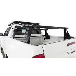 Rhino-Rack JC-01579 Reconn-Deck 2 Bar Ute Tub System &amp; 2 NS Bars for TOYOTA Hilux Gen8 SR5 (A-Deck Tub - Without external hooks) Double Cab 4DR Ute (0