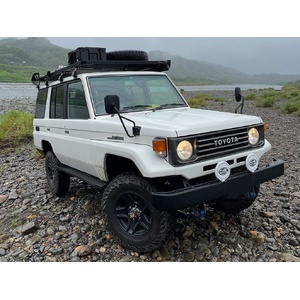 Toyota Land Cruiser 76 Slimline II 3/4 Roof Rack Kit by Front Runner - KRTL014L
