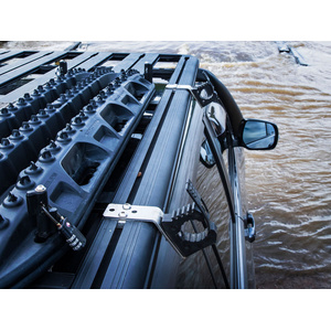 Kaon Genuine QuickFist Rubber Clamps - Shovel Axe Holder - 25-45mm [Qty: 1 Pair]