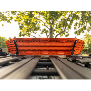 Kaon Angled Wind Deflector Maxtrax &amp; TRED Mounts to suit Rhino-Rack Pioneer Platform [4 Slat Rack] 