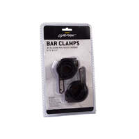 Lightforce Two Bar Clamps (Polished) to suit 44mm and 51mm Diameter Bars (due for phase out)