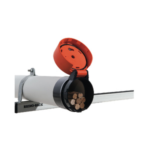 Rhino-Rack LSE101 - Conduit Locking End Caps (100mm/3.9inches)