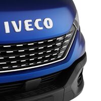 ECB Textura Black Midi Tube Bar to suit Iveco Daily 50C/45C E6 01/21 - Onwards