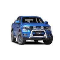 ECB Silver Hammertone Nudge Bar to suit Ford Ranger 05/22 - Onwards