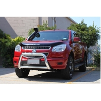 ECB Silver Hammertone Nudge Bar to suit Holden Colorado DX to LTZ 06/12 - 06/16