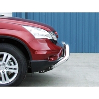 ECB Silver Hammertone Nudge Bar to suit Honda CR-V Ex Aero Bump 02/07 - 10/12