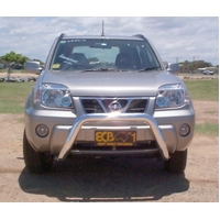 ECB Silver Hammertone Nudge Bar to suit Nissan X-Trail T30 10/01 - 09/07