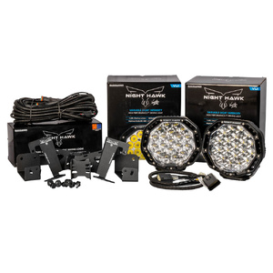 Bushranger Night Hawk Behind Grille 7" Driving Light Kit for Ford Ranger &amp; Everest 2022 - Onwards