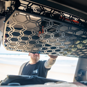 Pirate Camp Co. Drop Down Rear Roof Parcel Shelf to suit Toyota Prado 250 Series