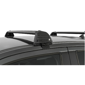 Rhino-Rack RV0321B Vortex ROC25 Flush Black 2 Bar Roof Rack for FORD Ranger PX/PX2/PX3 Double Cab 4DR Ute (01/2011-12/2022)