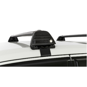 Rhino-Rack RV0642B Vortex ROC25 Flush Black 2 Bar Roof Rack for NISSAN Navara (pre facelift) NP300 Dual Cab 4DR Ute (01/2015-12/2021)