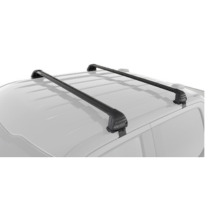Rhino-Rack RV0648B Vortex ROC25 Flush Black 2 Bar Roof Rack for FORD F150 13th Gen Super Crew 4DR Ute (01/2015-12/2020)