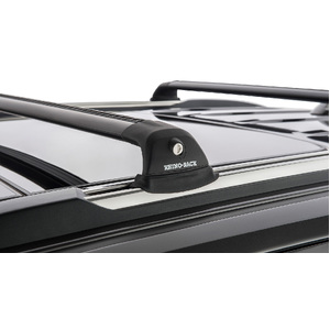 Rhino-Rack RVP27 Vortex RVP Black 2 Bar Roof Rack for JEEP Grand Cherokee WK2 With Metal Roof Rails 5DR 4WD (01/2011-12/2022)