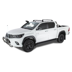 Rhino-Rack RVPT556 Vortex RVPT Black 2 Bar Roof Rack for TOYOTA Hilux Gen 8 Double Cab 4DR Ute (10/2015-12/2025)