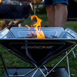 Darche Fire Pit Bbq 450 With Adjustable Grill Plate