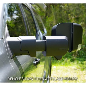 MSA 4x4 Power Fold Towing Mirrors for Toyota Prado 250 Series 08/2024 - Onwards (Chrome, Electric, Heated, Indicators, Blind Spot Monitoring, Power Fo