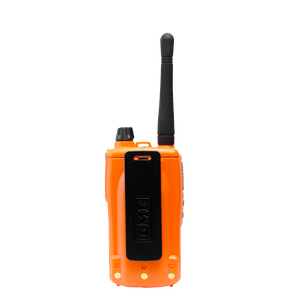 GME 5/1 Watt UHF CB Handheld Radio including Accessories - Twin Pack - Blaze Orange