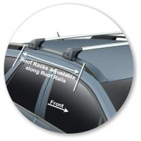 Prorack Silver 2 Bar Aero Flush Bar kit to suit Citroen C5 5dr Wagon (5/2008 - 2019)