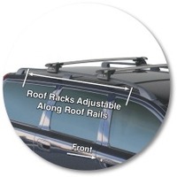 Prorack Silver 2 Bar Aero Through Bar kit to suit Volvo V70 5dr Wagon (11/2000 - 2006)