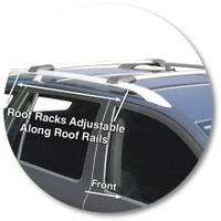 Prorack Silver 2 Bar Aero Through Bar kit to suit Skoda Octavia Scout 5dr Wagon (2007 - 2013)