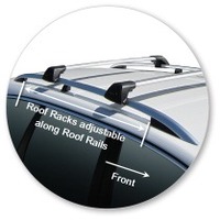 Prorack Silver 2 Bar Aero Flush Bar kit to suit Volkswagen Passat Mk7 5dr Wagon (11/2010 - 4/2015)