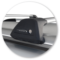 Prorack Silver 2 Bar Aero Flush Bar kit to suit Haval H9 5dr SUV (2016 - Current)