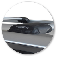 Prorack Silver 2 Bar Aero Rail Bar kit to suit Haval H9 5dr SUV (2016 - Current)