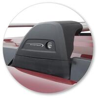 Prorack Black 2 Bar Aero Flush Bar kit to suit Mahindra XUV500 5dr SUV (5/2016 - 2018)