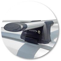 Prorack Silver 2 Bar Aero Through Bar kit to suit Lexus RX 7 Seat Model 5dr SUV (3/2018 - 2022)