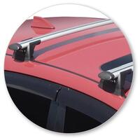 Prorack Black 2 Bar Aero Through Bar kit to suit Subaru Impreza 5dr Hatch (2017 - Current)