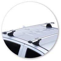 Prorack Black 2 Bar Aero Through Bar kit to suit Isuzu D-Max LS-U/LS-M Crew Cab 4dr Ute (2012 - 9/2020)