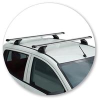 Prorack Silver 2 Bar Heavy Duty Through Bar kit to suit Mitsubishi Triton Double Cab 4dr Ute (2015 - 1/2024)