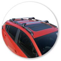 Prorack Silver 2 Bar Aero Flush Bar kit to suit Subaru Crosstrek 5dr SUV (2023 - Current)