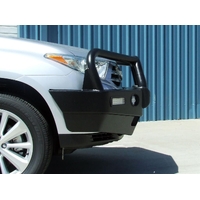 ECB Black Ripple BullBar with Bumper Lights to suit Toyota Kluger 09/10 - 02/14