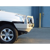ECB Black Ripple BullBar with Bumper Lights to suit Toyota Prado 120 Series VX 03/03 - 10/09