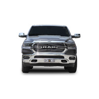 ECB Polished Winch BullBar with Bumper Lights to suit Dodge Ram 1500 DT Petrol 06/19 - Onwards