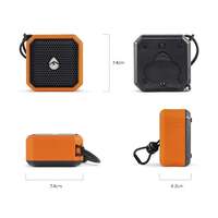 EcoXGear EcoPebble Lite Waterproof Floating Speaker (Orange)