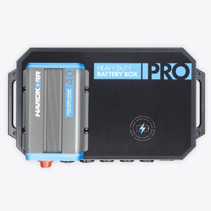 HARDKORR HEAVY DUTY BATTERY BOX PRO with 40A DC-DC CHARGER (12V)