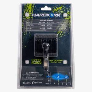 HARDKORR SQUARE FLUSH MOUNT LED WORK LIGHT (40W)