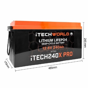 iTechWorld 240AH Lithium Deep Cycle Battery (12V)