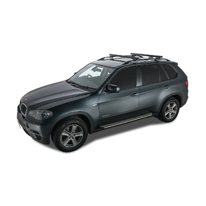 Rhino-Rack JA0494 Heavy Duty CXB Black 2 Bar Roof Rack for HOLDEN Colorado Crew Cab (With Roof Rails) 4DR Ute (01/2015-12/2020)